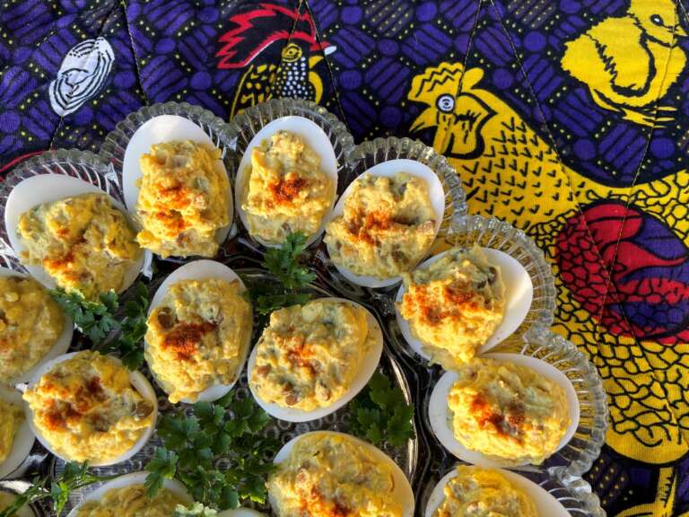 You can even use Yumbini to boost the flavor and nutrition in something as simple as deviled eggs! Increase the fiber content by 200%.