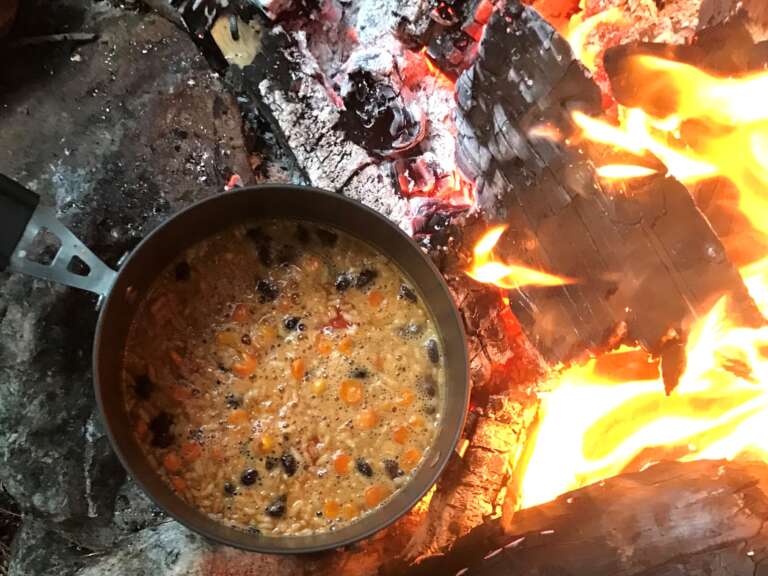 Just combine Yumbini with water and heat - on the stove, in the microwave or over a campfire!