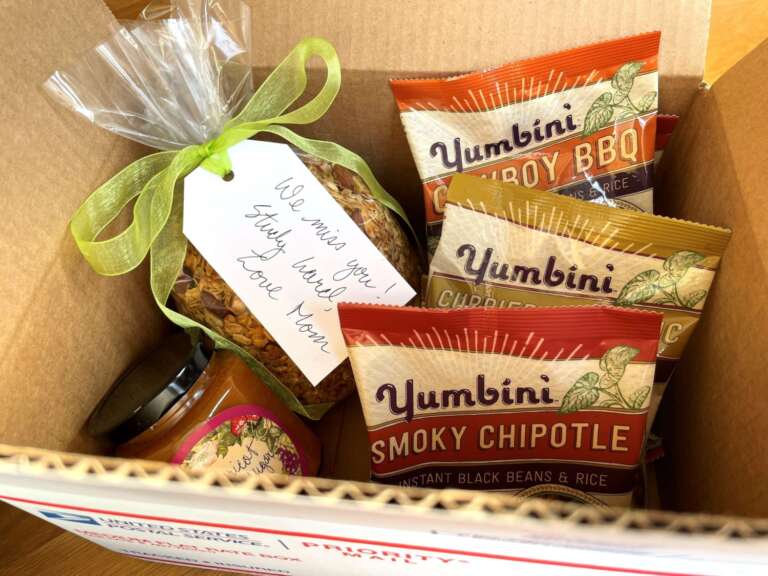 Yumbini is dry, shelf stable and lightweight. So it is easy to ship as a gift or care package to college students, new parents, or anyone needing a quick meal.